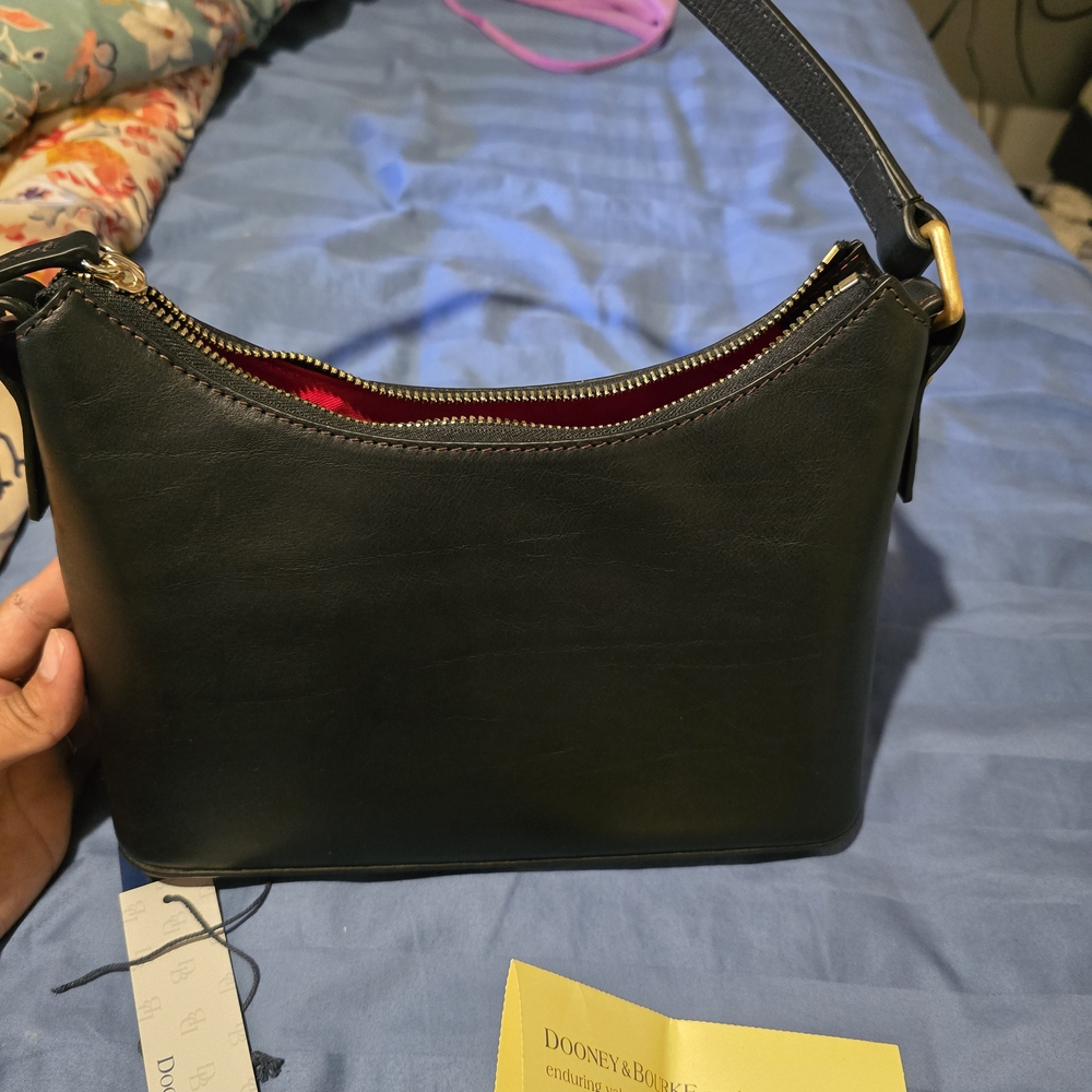 Dooney & Bourke Black Florentine Leather Women's Bag - Picture 4 of 5
